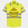 Men's High Visibility Safety Short Sleeve Work Shirt Thumbnail
