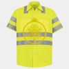 Men's High Visibility Safety Short Sleeve Work Shirt Thumbnail