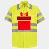 Men's High Visibility Safety Short Sleeve Work Shirt Thumbnail