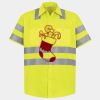 Men's High Visibility Safety Short Sleeve Work Shirt Thumbnail