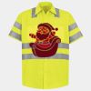 Men's High Visibility Safety Short Sleeve Work Shirt Thumbnail