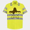 Men's High Visibility Safety Short Sleeve Work Shirt Thumbnail