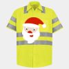 Men's High Visibility Safety Short Sleeve Work Shirt Thumbnail