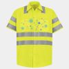 Men's High Visibility Safety Short Sleeve Work Shirt Thumbnail
