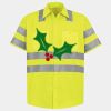 Men's High Visibility Safety Short Sleeve Work Shirt Thumbnail