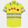 Men's High Visibility Safety Short Sleeve Work Shirt Thumbnail