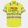 Men's High Visibility Safety Short Sleeve Work Shirt Thumbnail