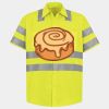 Men's High Visibility Safety Short Sleeve Work Shirt Thumbnail
