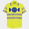 Men's High Visibility Safety Short Sleeve Work Shirt Thumbnail
