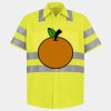 Men's High Visibility Safety Short Sleeve Work Shirt Thumbnail