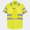 Men's High Visibility Safety Short Sleeve Work Shirt Thumbnail