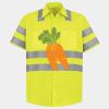 Men's High Visibility Safety Short Sleeve Work Shirt Thumbnail