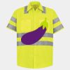 Men's High Visibility Safety Short Sleeve Work Shirt Thumbnail