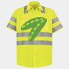Men's High Visibility Safety Short Sleeve Work Shirt Thumbnail