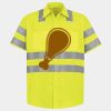 Men's High Visibility Safety Short Sleeve Work Shirt Thumbnail