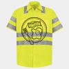 Men's High Visibility Safety Short Sleeve Work Shirt Thumbnail