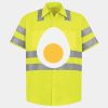 Men's High Visibility Safety Short Sleeve Work Shirt Thumbnail
