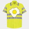 Men's High Visibility Safety Short Sleeve Work Shirt Thumbnail