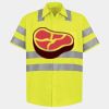 Men's High Visibility Safety Short Sleeve Work Shirt Thumbnail
