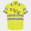 Men's High Visibility Safety Short Sleeve Work Shirt Thumbnail