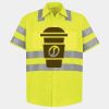 Men's High Visibility Safety Short Sleeve Work Shirt Thumbnail