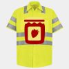 Men's High Visibility Safety Short Sleeve Work Shirt Thumbnail