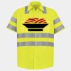 Men's High Visibility Safety Short Sleeve Work Shirt Thumbnail