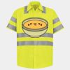 Men's High Visibility Safety Short Sleeve Work Shirt Thumbnail