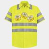 Men's High Visibility Safety Short Sleeve Work Shirt Thumbnail