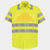 Men's High Visibility Safety Short Sleeve Work Shirt Thumbnail