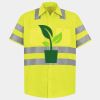 Men's High Visibility Safety Short Sleeve Work Shirt Thumbnail