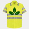 Men's High Visibility Safety Short Sleeve Work Shirt Thumbnail