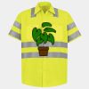 Men's High Visibility Safety Short Sleeve Work Shirt Thumbnail