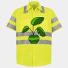 Men's High Visibility Safety Short Sleeve Work Shirt Thumbnail