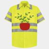 Men's High Visibility Safety Short Sleeve Work Shirt Thumbnail