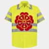 Men's High Visibility Safety Short Sleeve Work Shirt Thumbnail