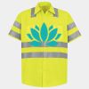 Men's High Visibility Safety Short Sleeve Work Shirt Thumbnail