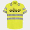 Men's High Visibility Safety Short Sleeve Work Shirt Thumbnail