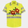 Men's High Visibility Safety Short Sleeve Work Shirt Thumbnail