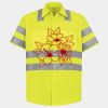 Men's High Visibility Safety Short Sleeve Work Shirt Thumbnail