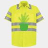 Men's High Visibility Safety Short Sleeve Work Shirt Thumbnail