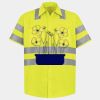 Men's High Visibility Safety Short Sleeve Work Shirt Thumbnail