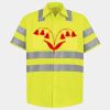Men's High Visibility Safety Short Sleeve Work Shirt Thumbnail