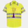 Men's High Visibility Safety Short Sleeve Work Shirt Thumbnail