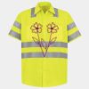 Men's High Visibility Safety Short Sleeve Work Shirt Thumbnail