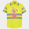 Men's High Visibility Safety Short Sleeve Work Shirt Thumbnail