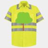 Men's High Visibility Safety Short Sleeve Work Shirt Thumbnail