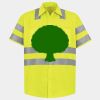 Men's High Visibility Safety Short Sleeve Work Shirt Thumbnail
