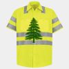 Men's High Visibility Safety Short Sleeve Work Shirt Thumbnail