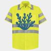 Men's High Visibility Safety Short Sleeve Work Shirt Thumbnail